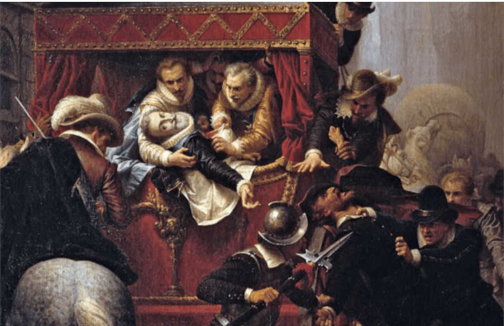 L'assassinat d'Henri IV, rue de la Ferronnerie, 14 mai 1610