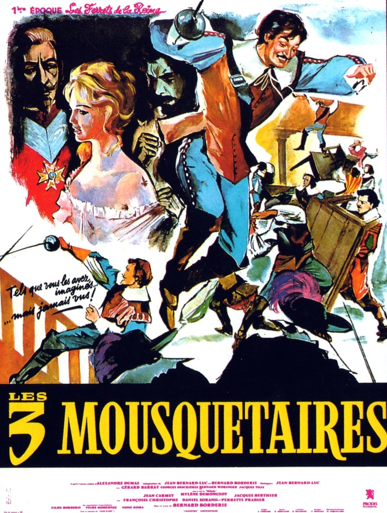 Affiche des Trois Mousquetaires de Bernard Borderie