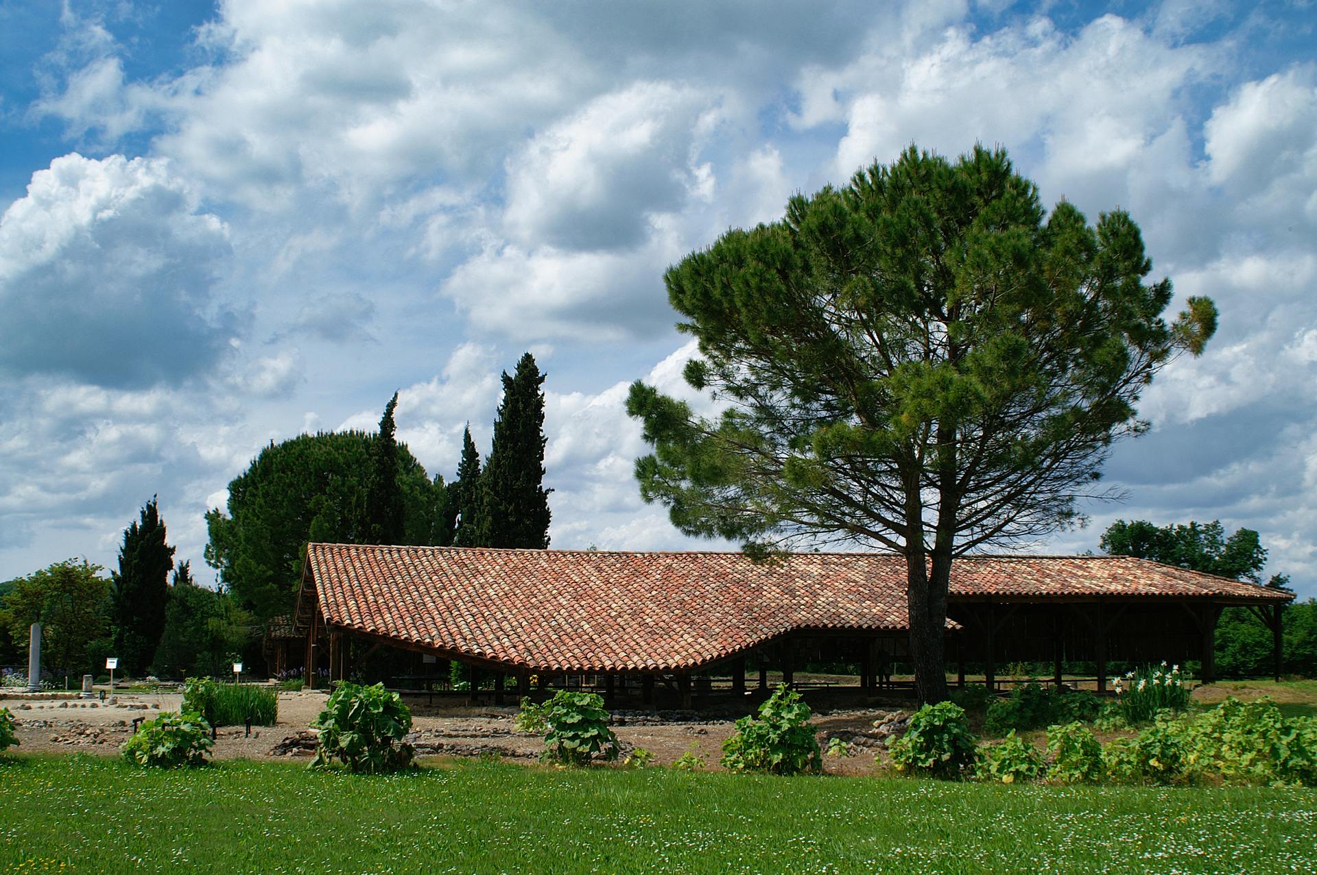 La villa gallo-romaine de Séviac dans le paysage gascon