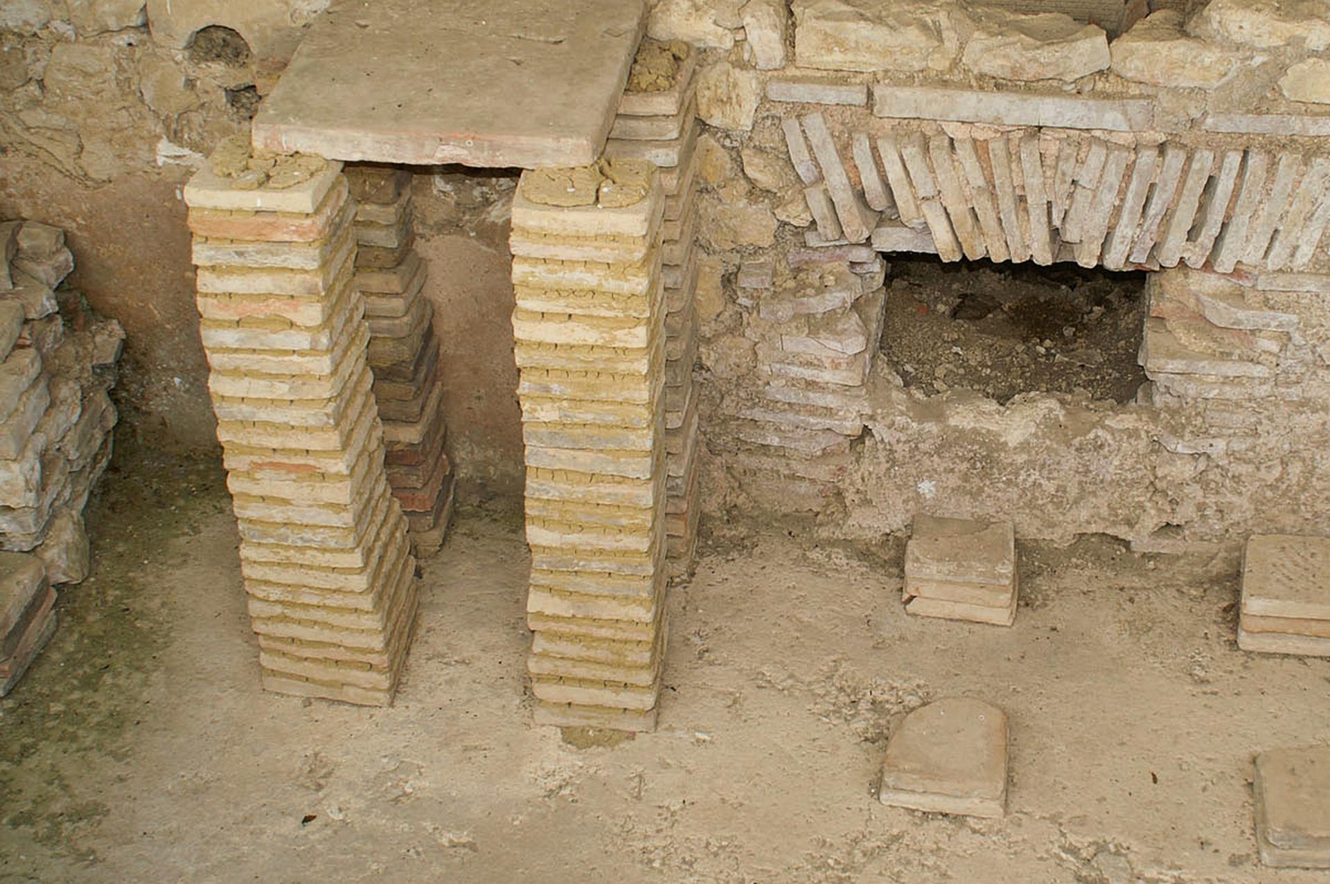 Système de chauffage hypocauste de la villa de Séviac