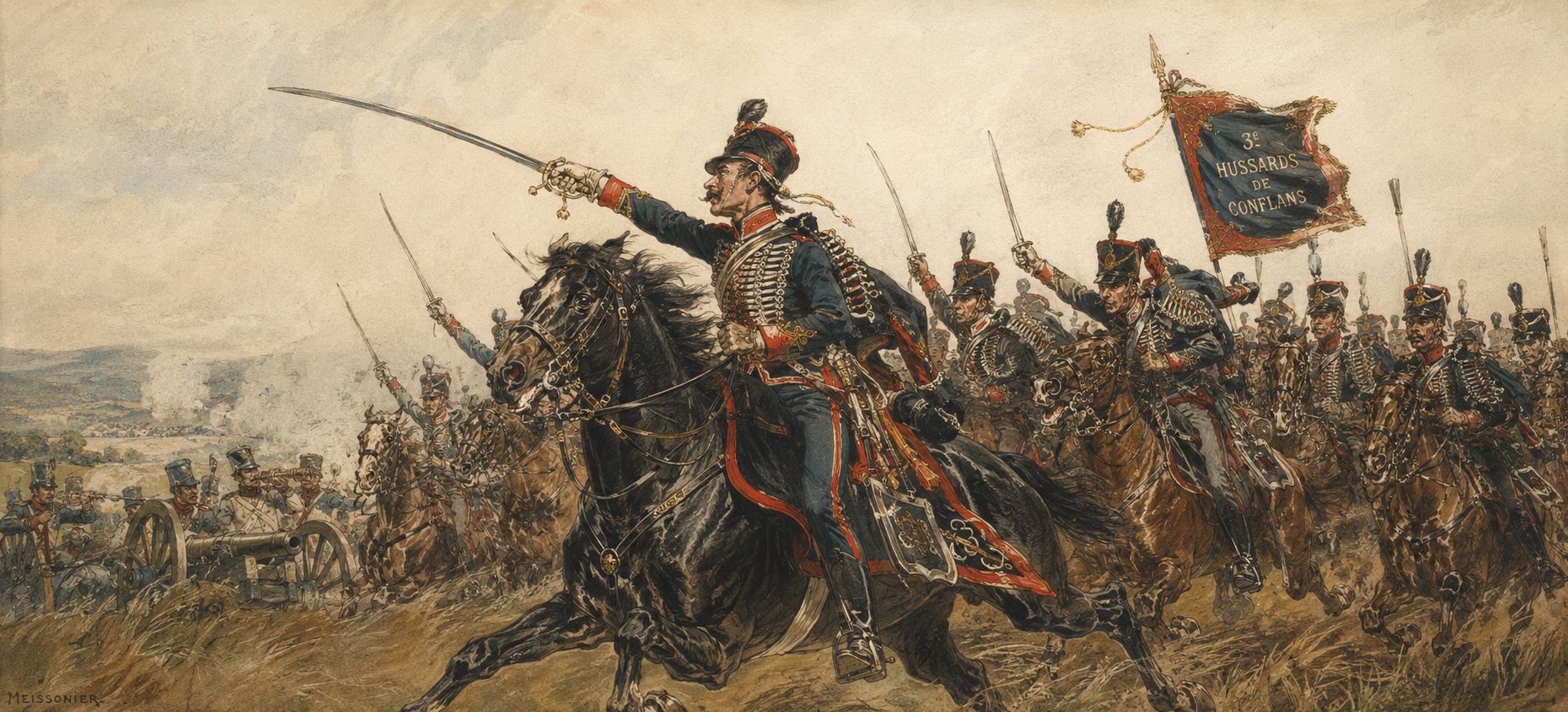 Hussards en charge