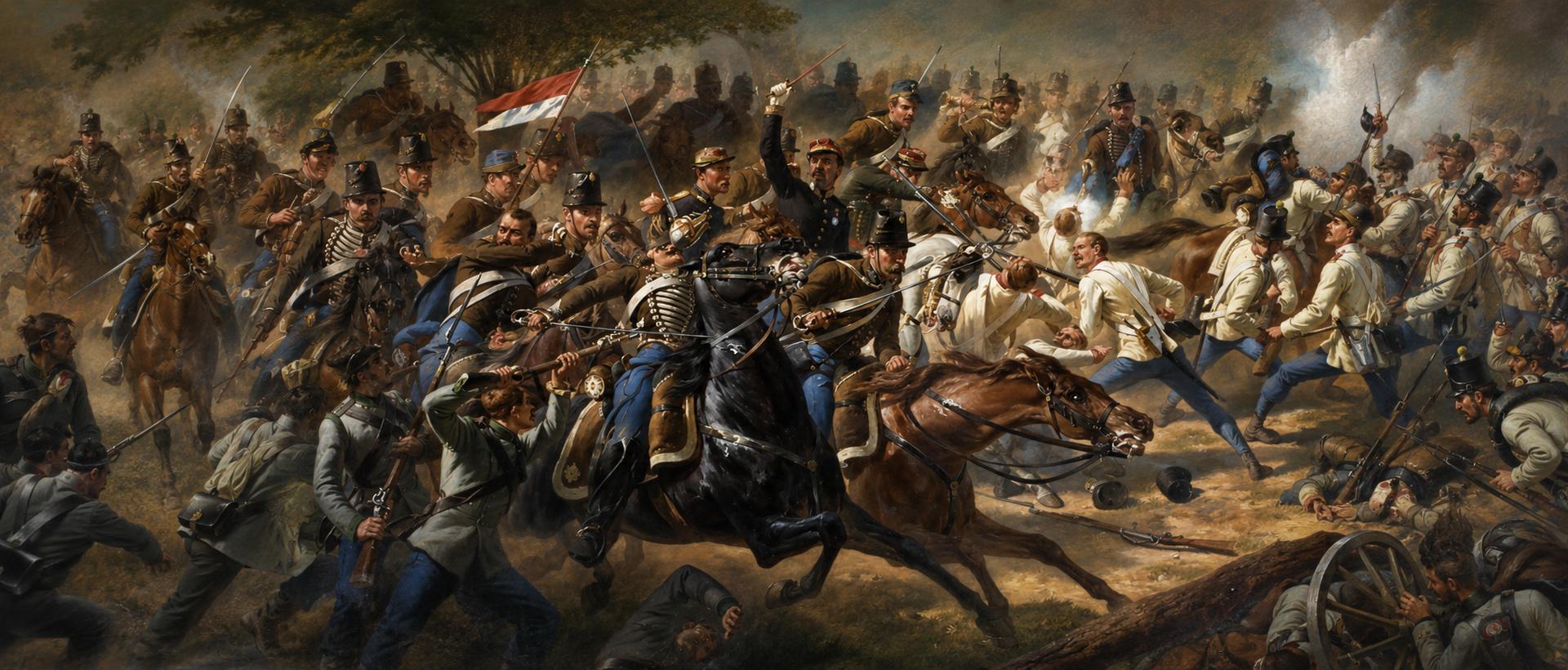 Charge du IIe régiment de hussards à Solferino