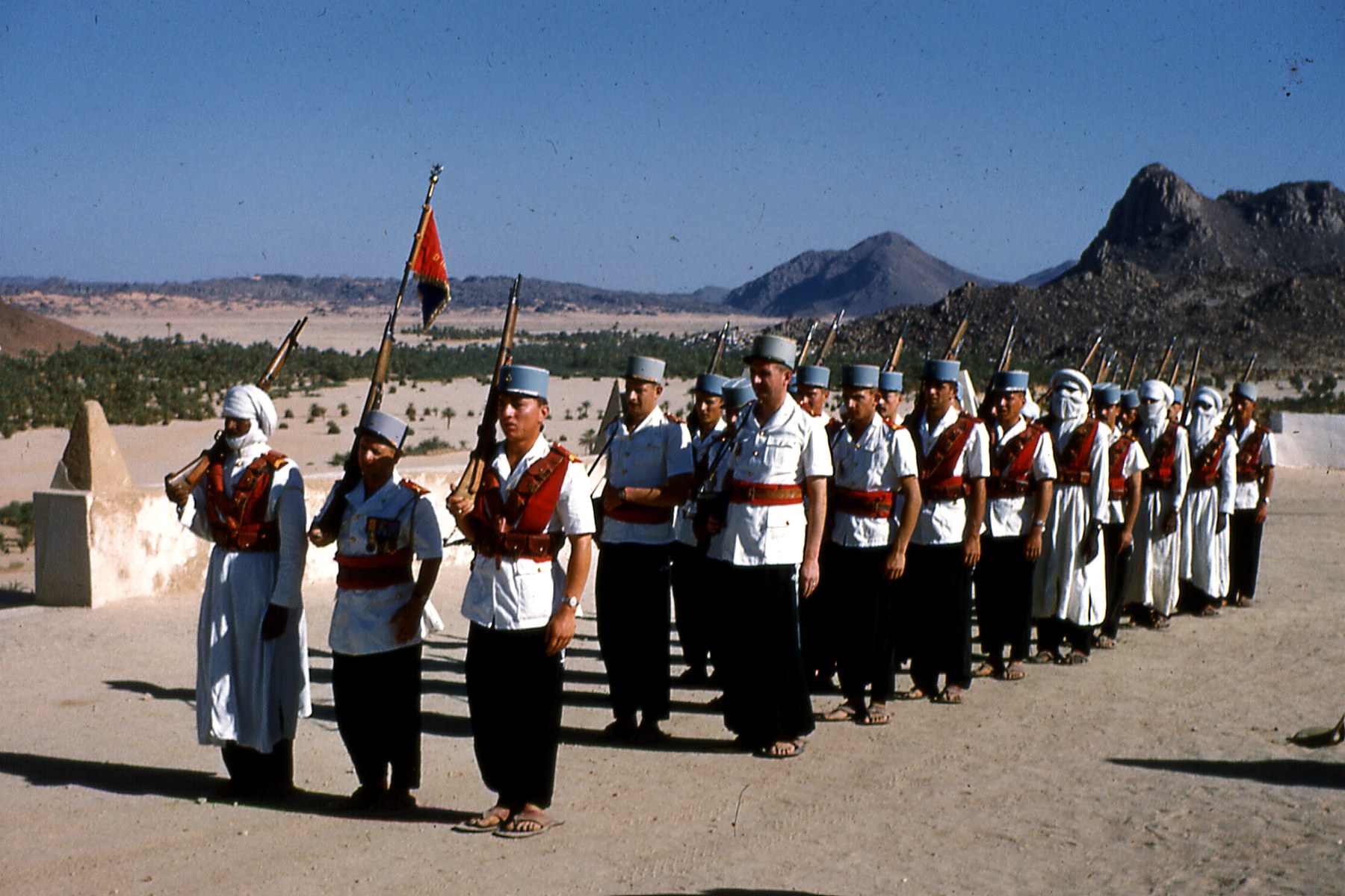 Portrait dans une oasis du Sud algérien, vers 1955