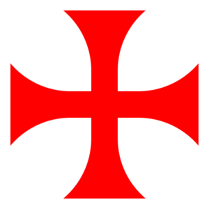 Croix templière décorative