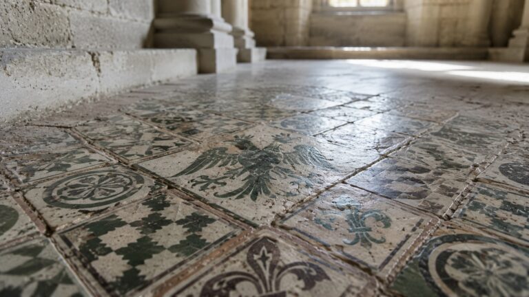 La chimère sous les pieds : carreaux peints de Gascogne