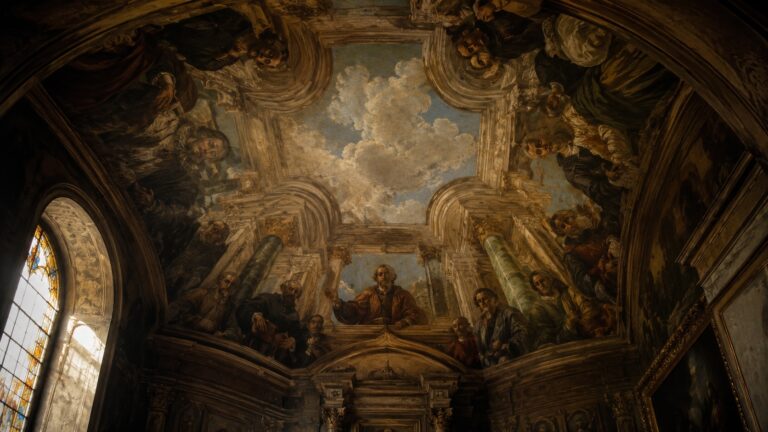 Le plafond perdu des Pénitents bleus d’Auch