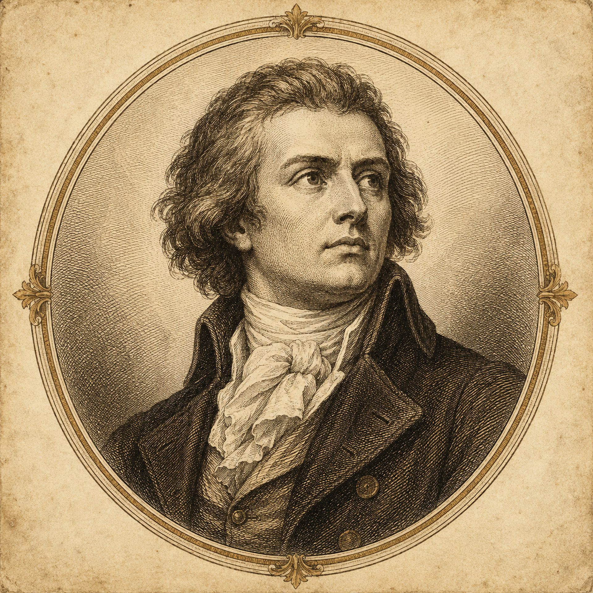 Médaillon gravé représentant Bertrand Barère