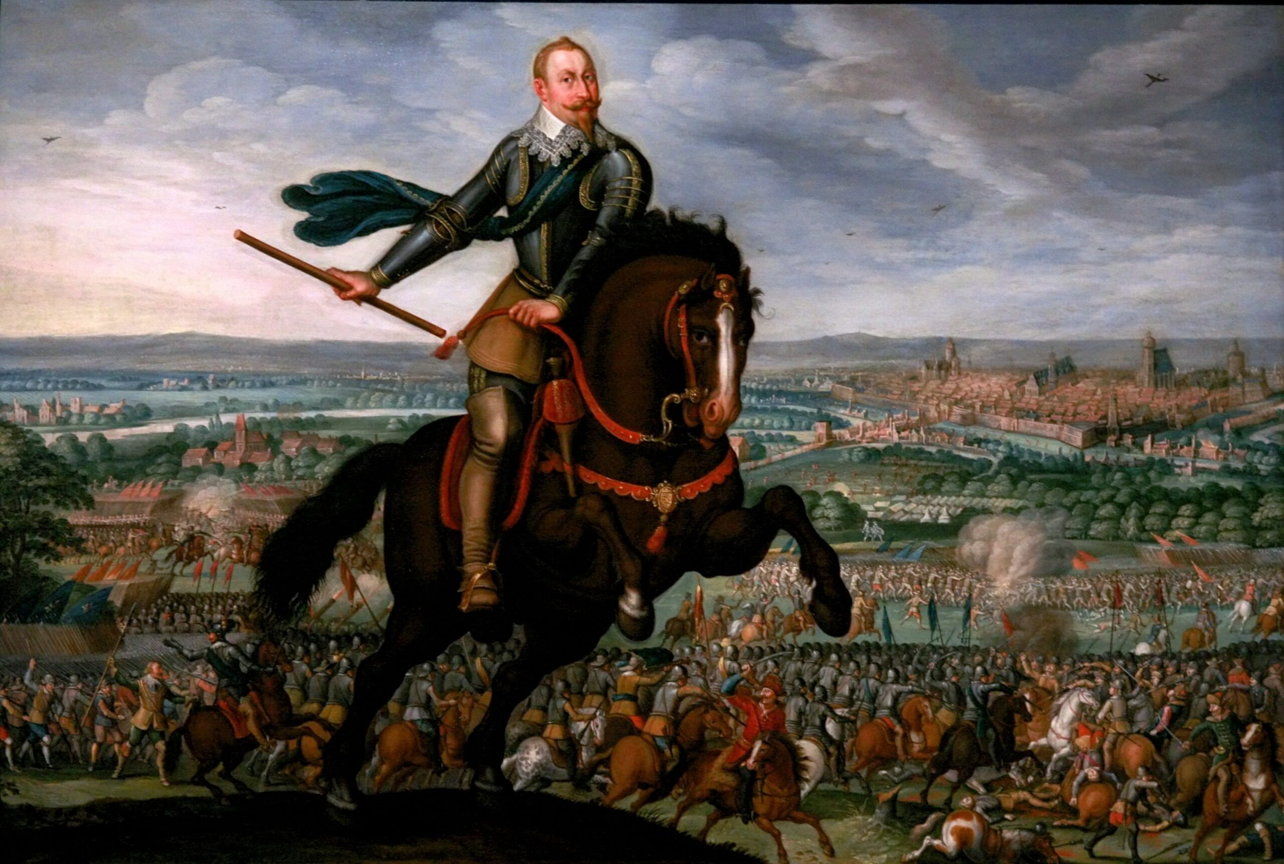 Gustave-Adolphe à la bataille de Breitenfeld
