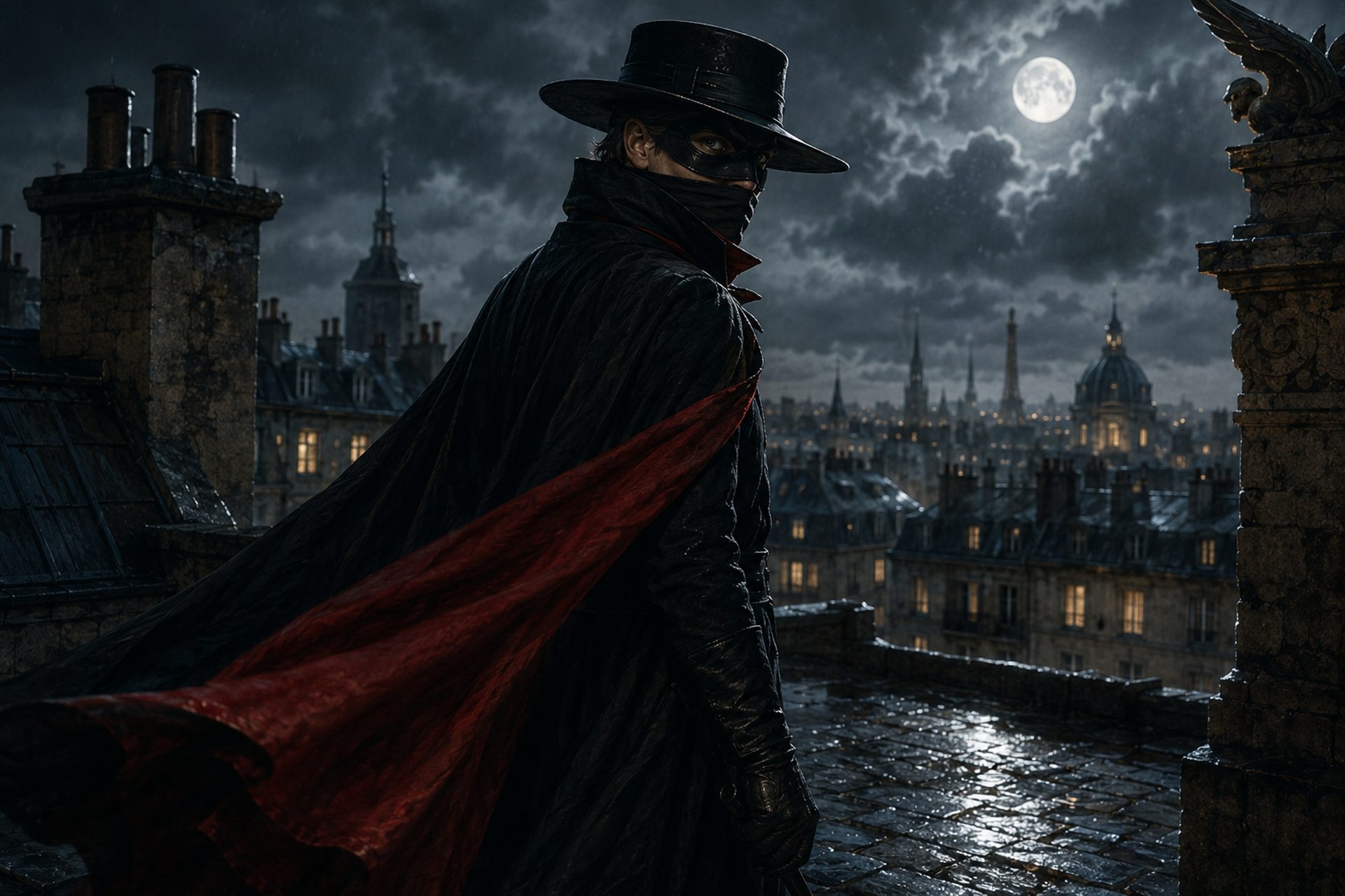 Évocation de Sir Percy Blakeney, le Mouron rouge