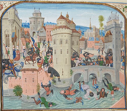Évocation de l'affaire de Meaux pendant la Jacquerie de 1358