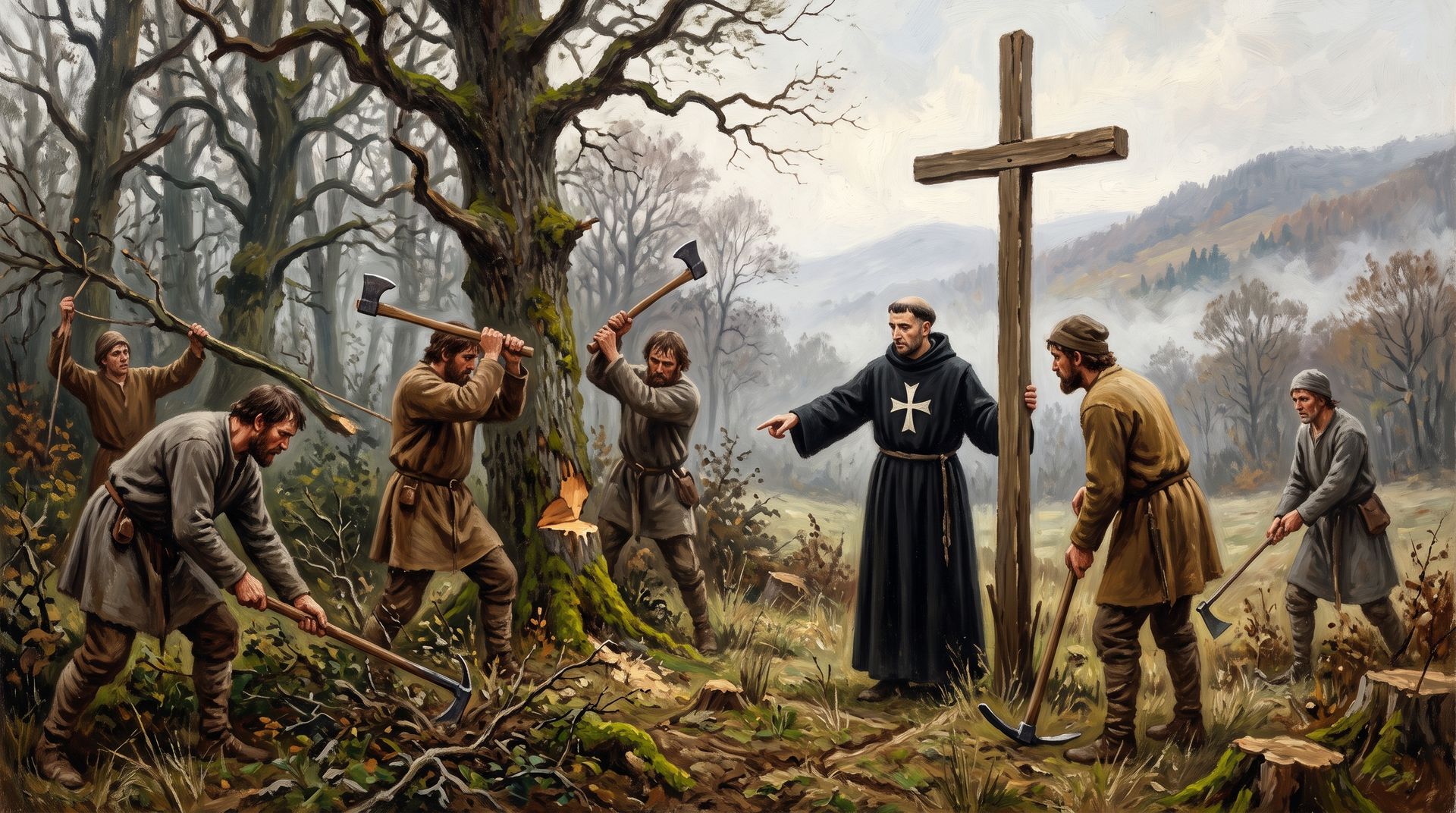 Reconstitution du défrichement et de la fondation d’une sauveté