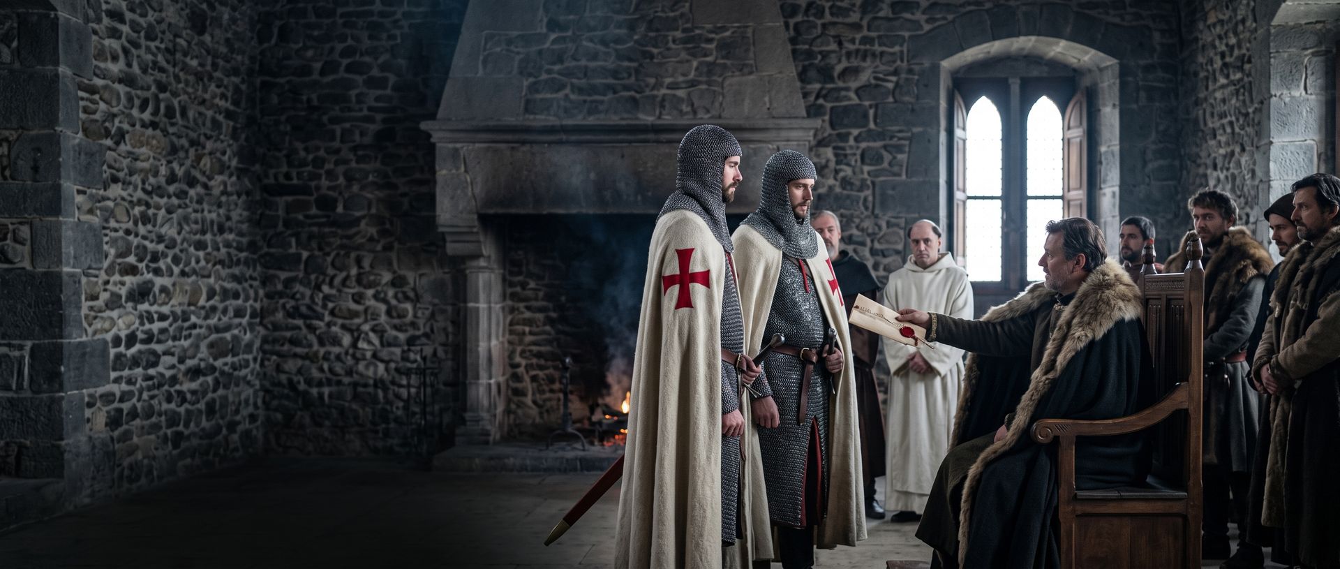 Évocation historique de chevaliers des ordres militaires en Gascogne